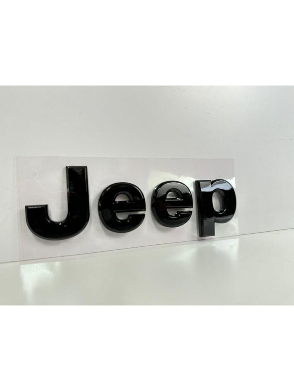 Black Front Grille Emblem for Jeep Grand Cherokee 2019-2023 - Durable ABS, Easy